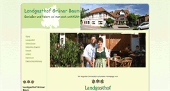 Desktop Screenshot of gruener-baum-moesbach.de